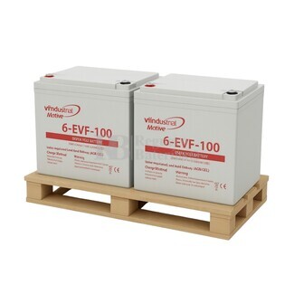 Pack 2 Bateras VT MOTIVE 6-EVF100 | Gel traccin Ciclo Profundo 12V 100A